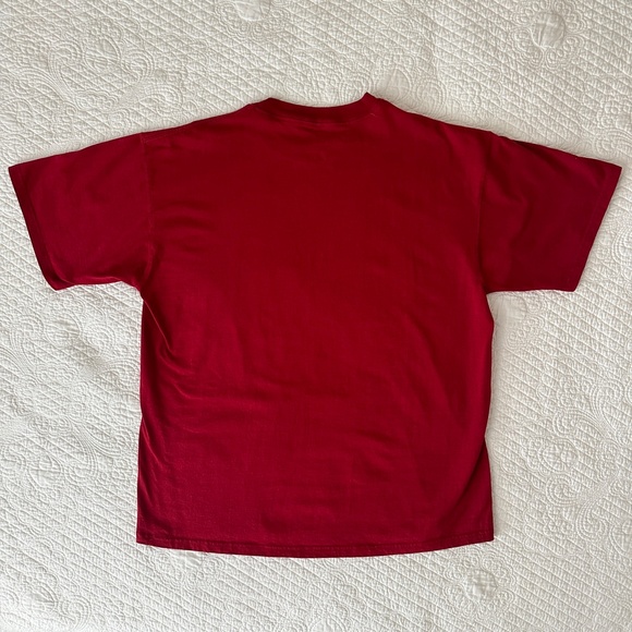 Washington State Graphic T-Shirt Tee Vintage XL Red Mountains Sail Boat - Picture 9 of 10